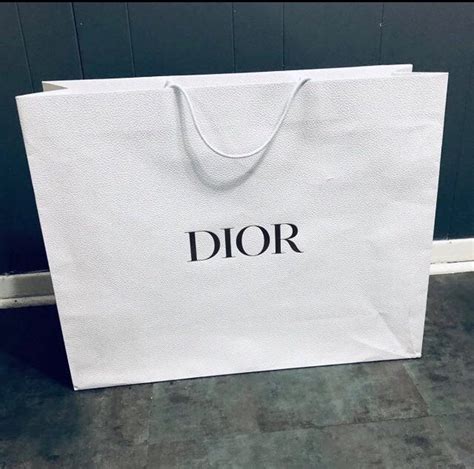 dior shopping paper bag|christian dior paper bag.